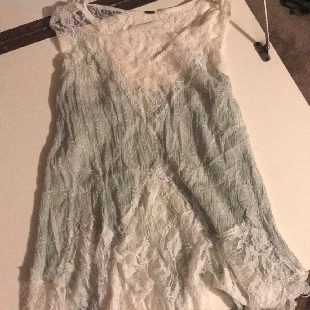 Free people lace tank top
